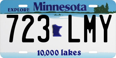 MN license plate 723LMY