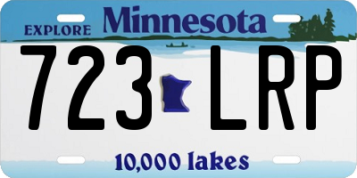 MN license plate 723LRP