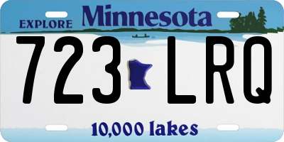 MN license plate 723LRQ