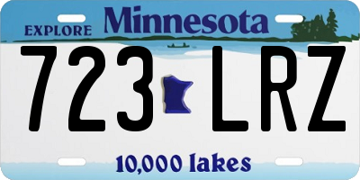 MN license plate 723LRZ
