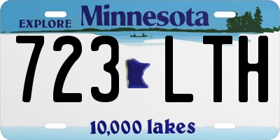 MN license plate 723LTH