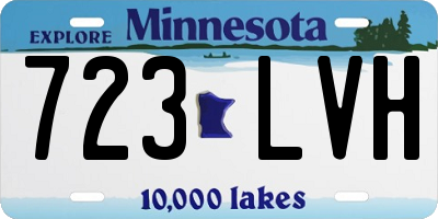 MN license plate 723LVH