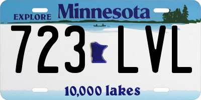 MN license plate 723LVL