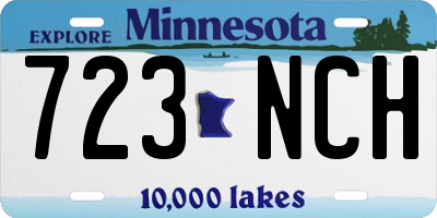 MN license plate 723NCH