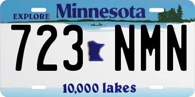 MN license plate 723NMN