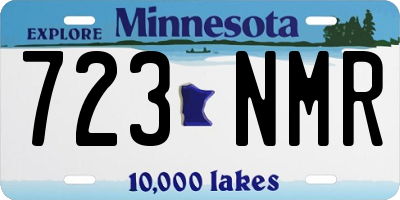 MN license plate 723NMR