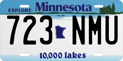 MN license plate 723NMU