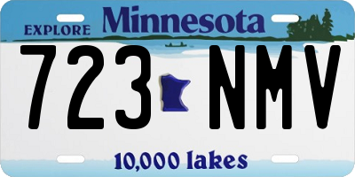 MN license plate 723NMV