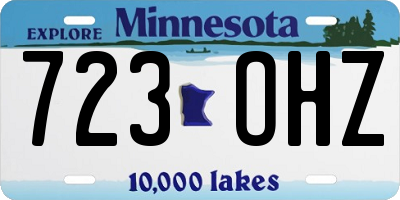 MN license plate 723OHZ