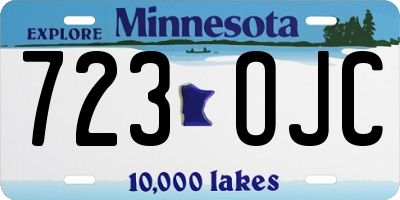 MN license plate 723OJC