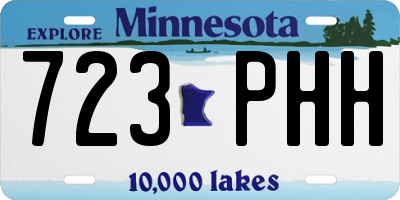 MN license plate 723PHH