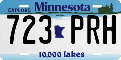 MN license plate 723PRH