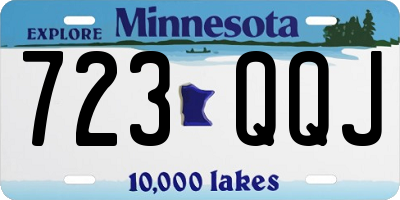 MN license plate 723QQJ