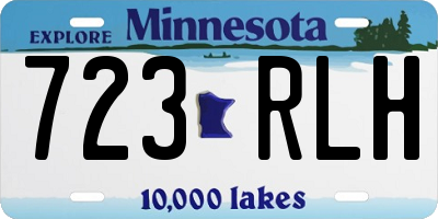 MN license plate 723RLH