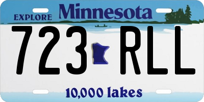 MN license plate 723RLL