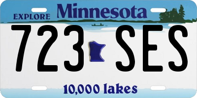 MN license plate 723SES