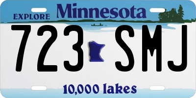 MN license plate 723SMJ