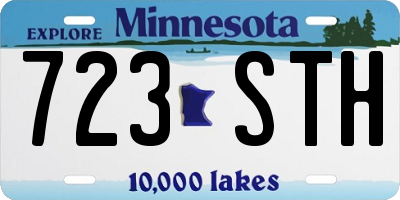 MN license plate 723STH