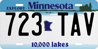 MN license plate 723TAV
