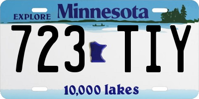 MN license plate 723TIY