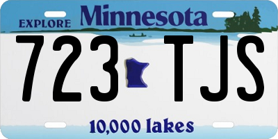 MN license plate 723TJS