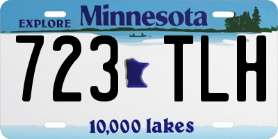 MN license plate 723TLH