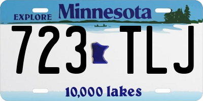MN license plate 723TLJ