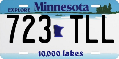 MN license plate 723TLL
