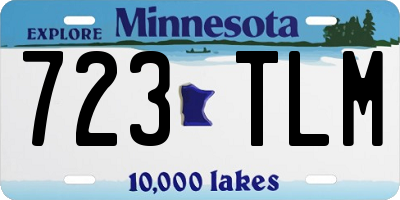 MN license plate 723TLM