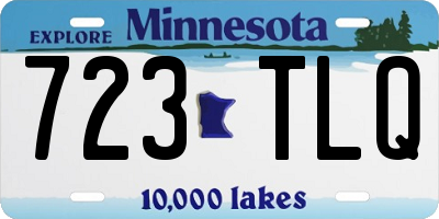 MN license plate 723TLQ