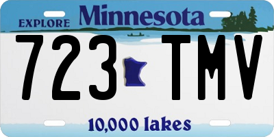 MN license plate 723TMV