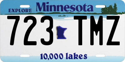 MN license plate 723TMZ