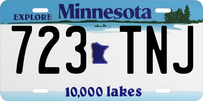 MN license plate 723TNJ