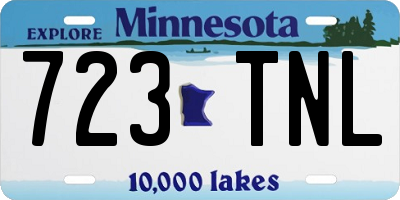 MN license plate 723TNL