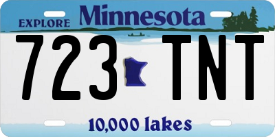 MN license plate 723TNT