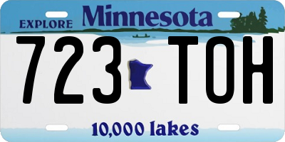 MN license plate 723TOH