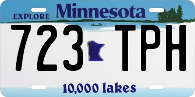 MN license plate 723TPH