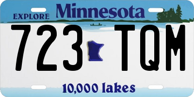 MN license plate 723TQM
