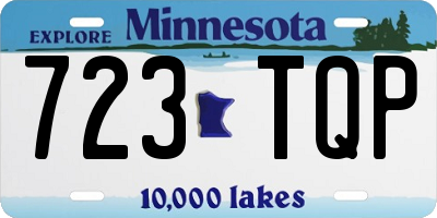 MN license plate 723TQP