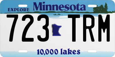 MN license plate 723TRM