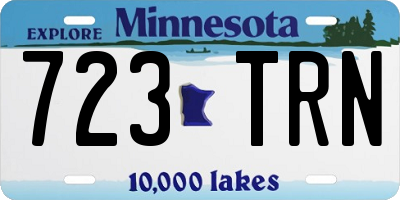 MN license plate 723TRN