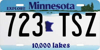 MN license plate 723TSZ