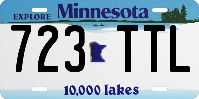 MN license plate 723TTL