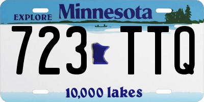 MN license plate 723TTQ