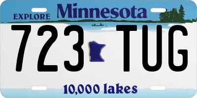 MN license plate 723TUG