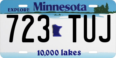 MN license plate 723TUJ