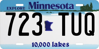 MN license plate 723TUQ