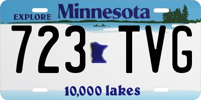 MN license plate 723TVG