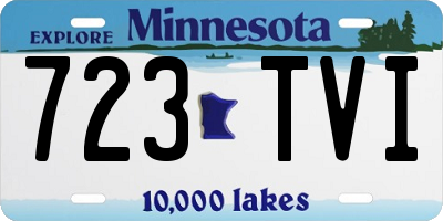 MN license plate 723TVI