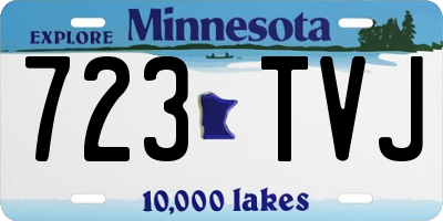 MN license plate 723TVJ